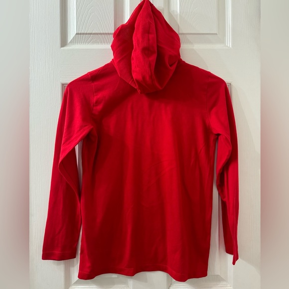 SOLD NIKE Dri-Fit Lightweight Red Hoodie - Large (Youth) - Picture 4 of 8